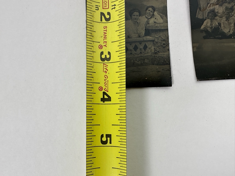 Seven Old Tin Photos 2.5 X 2.5 [Photo 17]