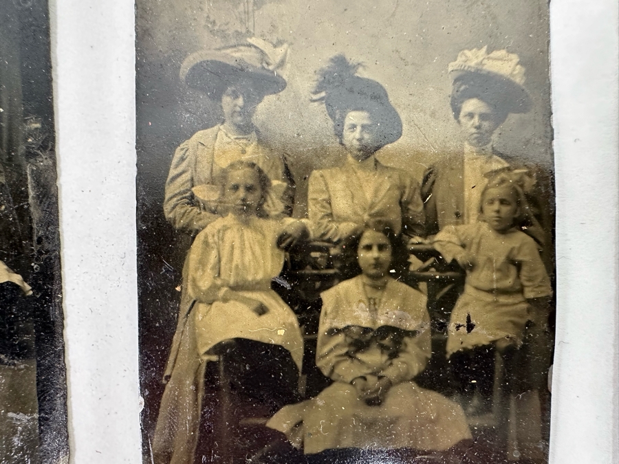 Seven Old Tin Photos 2.5 X 2.5 [Photo 11]