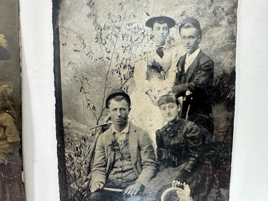 Seven Old Tin Photos 2.5 X 2.5 [Photo 13]