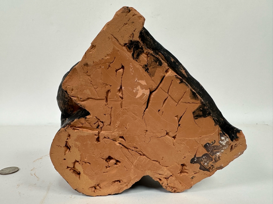 Bonnie Lee Roth (B. 1942, Southern California) Original Clay Sculpture Of Jewish Rabbi Studying 6.5W X 6.5D X 6.5H [Photo 15]