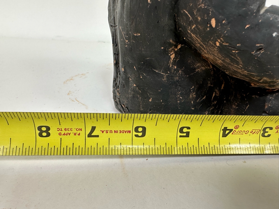 Bonnie Lee Roth (B. 1942, Southern California) Original Clay Sculpture Of Jewish Rabbi Studying 6.5W X 6.5D X 6.5H [Photo 17]