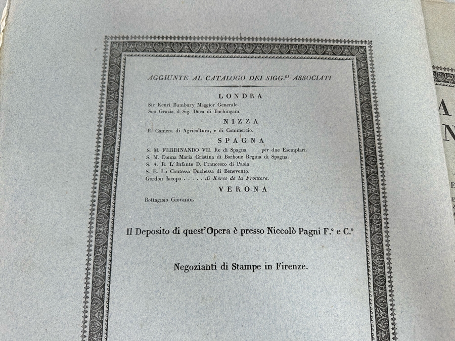 Giorgio’s Gallesio (1772-1839, Italian Botanist) Pomona Italiana, Ossia Trattato Degli Alberi Fruttiferi (Treatise On Fruit Trees) Original Antique Texts Describing Over 30 Fruit Varieties (Text Only / No Fruit Etchings) - See Photos [Photo 8]
