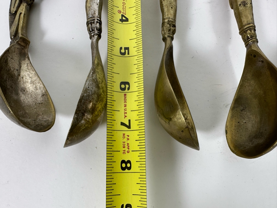 Vintage Brass Ethnic Ladle Spoons [Photo 11]