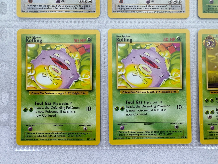 1999 'Unlimited' Third Print Run Pokemon Cards - 18 Cards Stored In Protective Sleeves Ready For Grading [Photo 8]