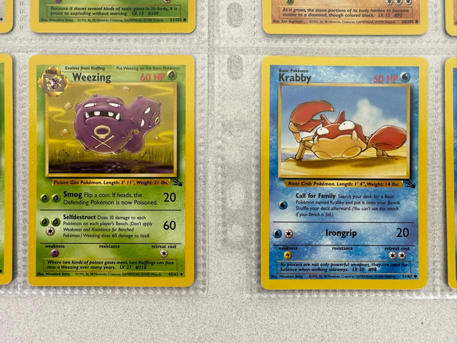 1999 'Unlimited' Third Print Run Pokemon Cards - 18 Cards Stored In Protective Sleeves Ready For Grading [Photo 9]