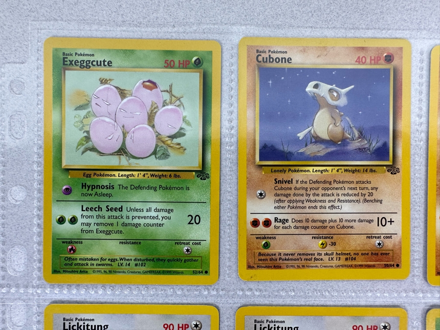 1999 'Unlimited' Third Print Run Pokemon Cards - 18 Cards Stored In Protective Sleeves Ready For Grading [Photo 2]