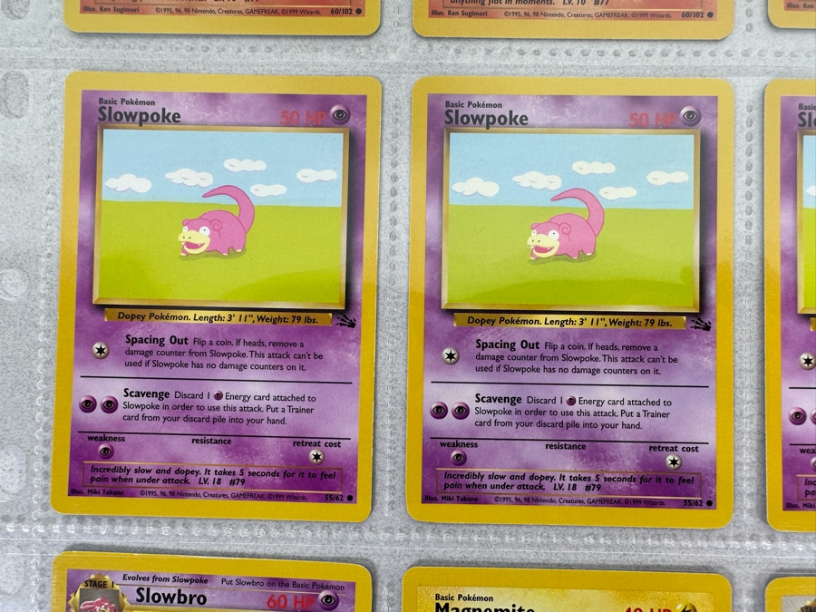 1999 'Unlimited' Third Print Run Pokemon Cards - 18 Cards Stored In Protective Sleeves Ready For Grading [Photo 6]