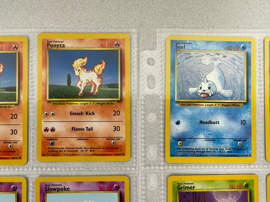 1999 'Unlimited' Third Print Run Pokemon Cards - 18 Cards Stored In Protective Sleeves Ready For Grading [Photo 4]