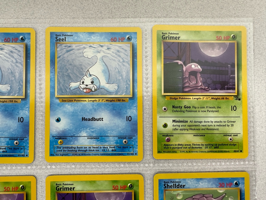 1999 'Unlimited' Third Print Run Pokemon Cards - 18 Cards Stored In Protective Sleeves Ready For Grading [Photo 5]