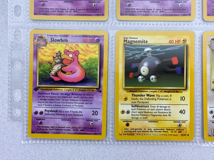 1999 'Unlimited' Third Print Run Pokemon Cards - 18 Cards Stored In Protective Sleeves Ready For Grading [Photo 9]