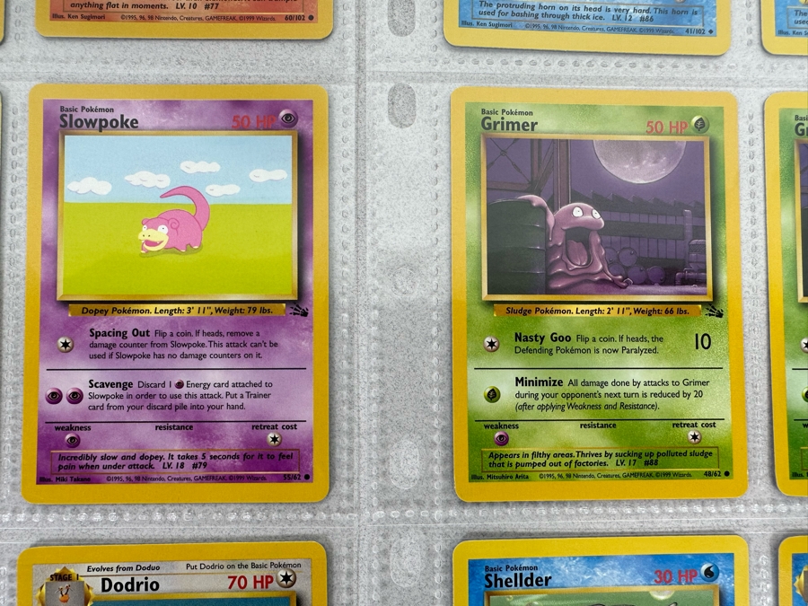 1999 'Unlimited' Third Print Run Pokemon Cards - 18 Cards Stored In Protective Sleeves Ready For Grading [Photo 7]