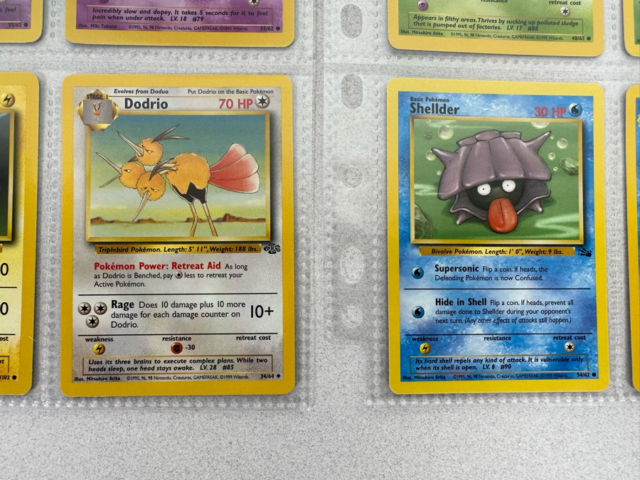 1999 'Unlimited' Third Print Run Pokemon Cards - 18 Cards Stored In Protective Sleeves Ready For Grading [Photo 10]