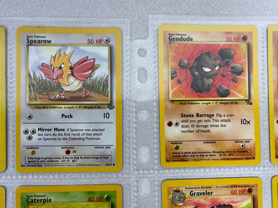 1999 'Unlimited' Third Print Run Pokemon Cards - 18 Cards Stored In Protective Sleeves Ready For Grading [Photo 4]