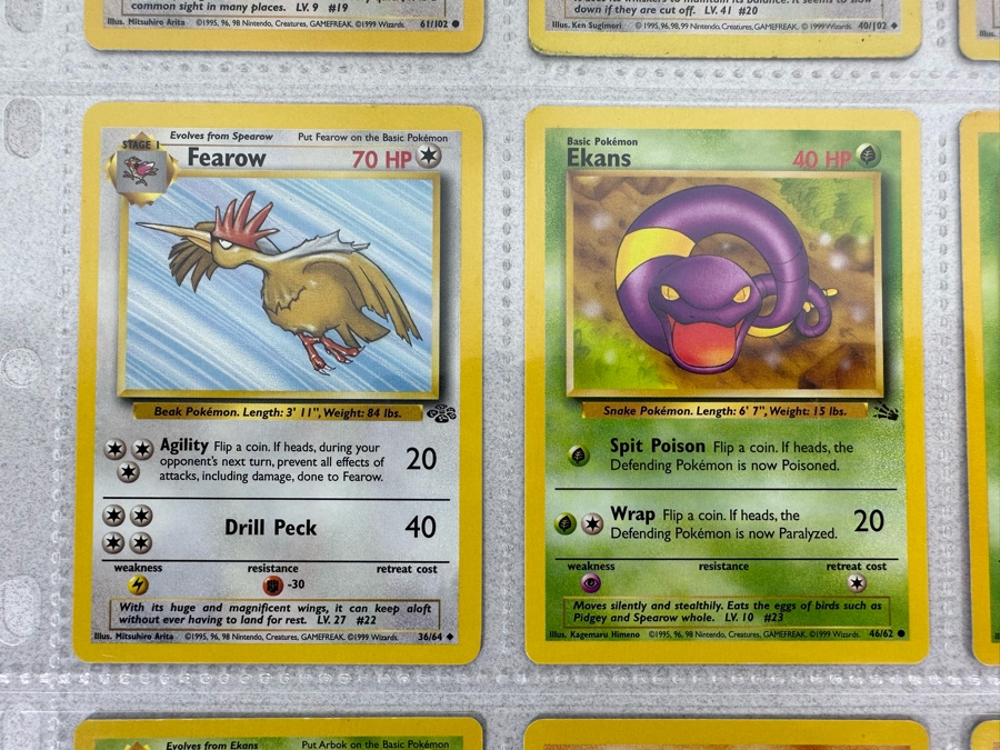 1999 'Unlimited' Third Print Run Pokemon Cards - 18 Cards Stored In Protective Sleeves Ready For Grading [Photo 6]