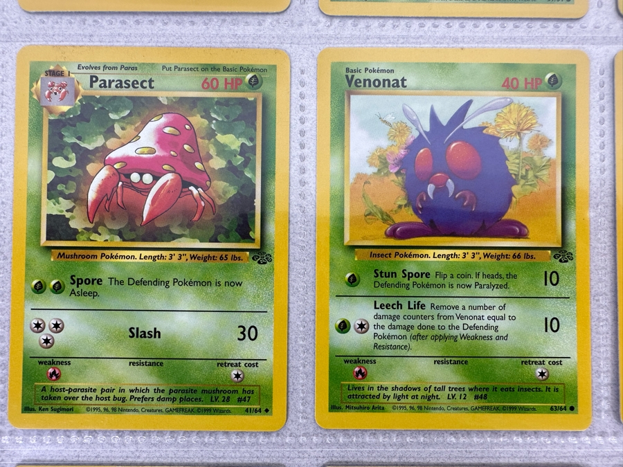 1999 'Unlimited' Third Print Run Pokemon Cards - 18 Cards Stored In Protective Sleeves Ready For Grading - Four Holographic Cards [Photo 8]