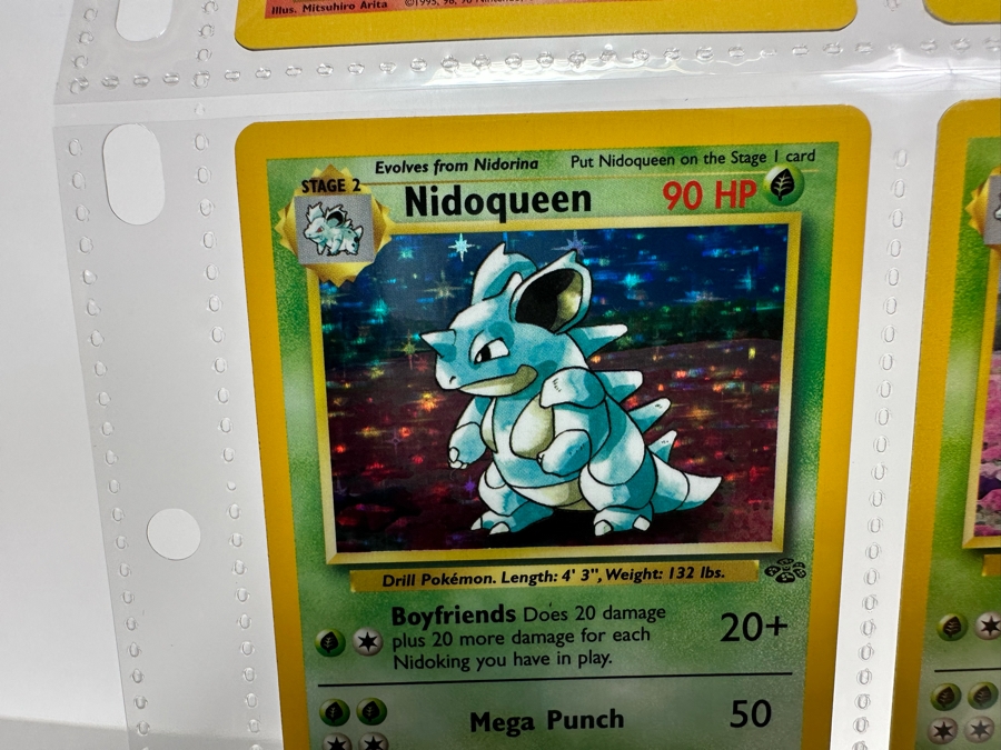 1999 'Unlimited' Third Print Run Pokemon Cards - 18 Cards Stored In Protective Sleeves Ready For Grading - Four Holographic Cards [Photo 19]