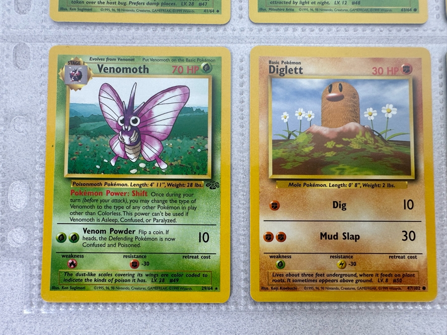 1999 'Unlimited' Third Print Run Pokemon Cards - 18 Cards Stored In Protective Sleeves Ready For Grading - Four Holographic Cards [Photo 13]