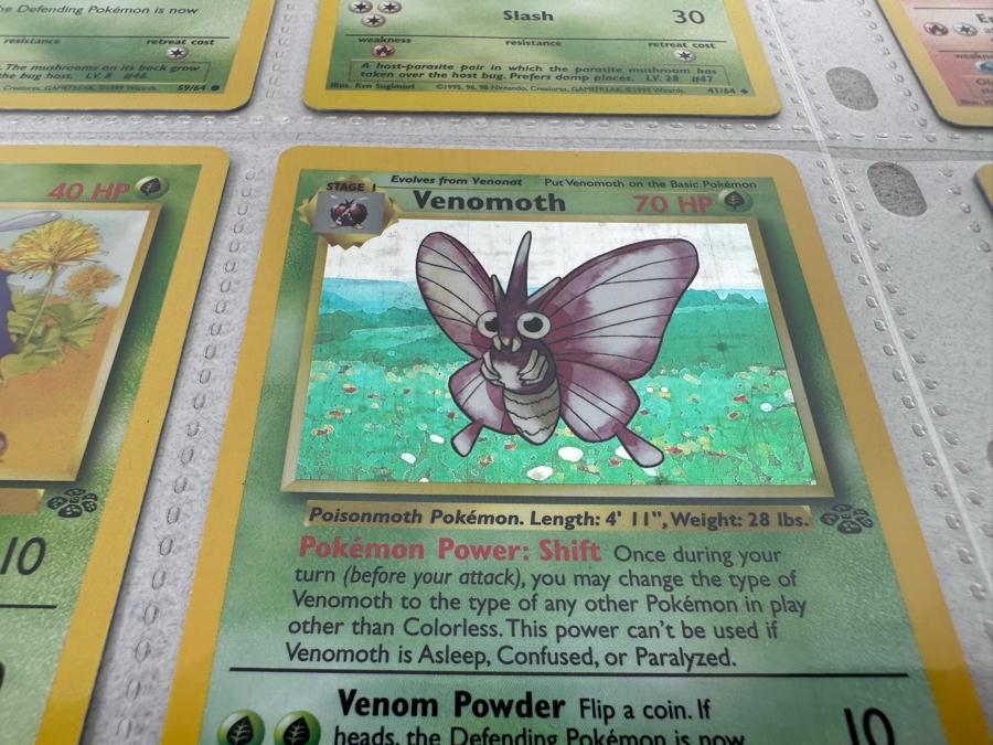 1999 'Unlimited' Third Print Run Pokemon Cards - 18 Cards Stored In Protective Sleeves Ready For Grading - Four Holographic Cards [Photo 10]