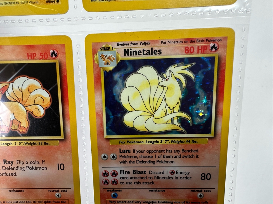 1999 'Unlimited' Third Print Run Pokemon Cards - 18 Cards Stored In Protective Sleeves Ready For Grading - Ten Holographic Cards [Photo 19]