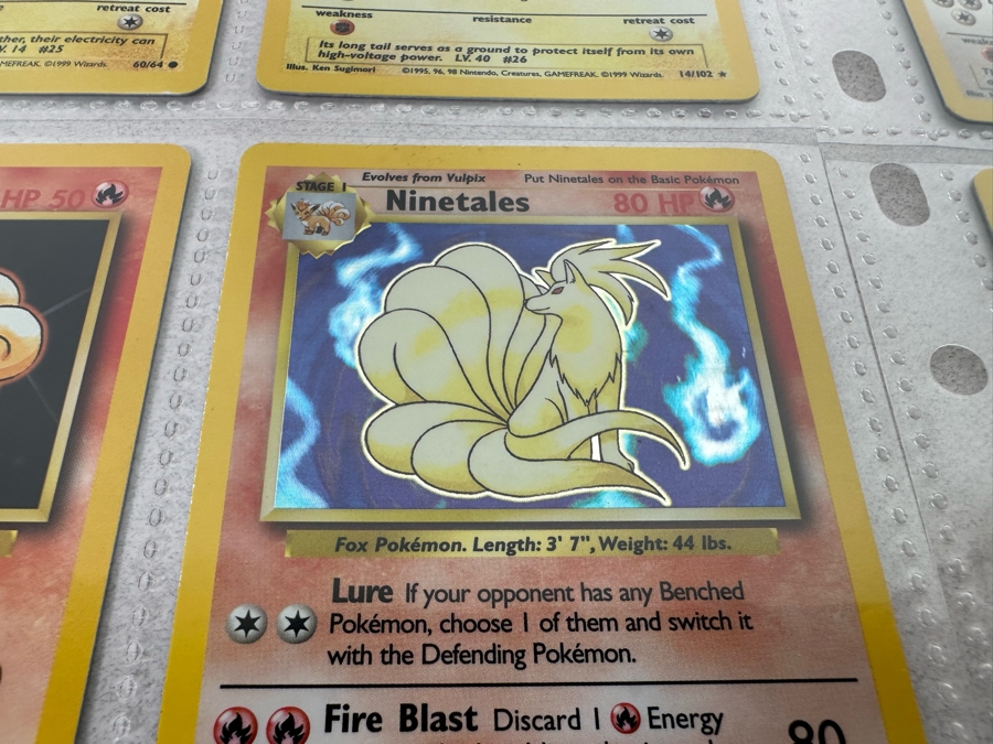 1999 'Unlimited' Third Print Run Pokemon Cards - 18 Cards Stored In Protective Sleeves Ready For Grading - Ten Holographic Cards [Photo 14]