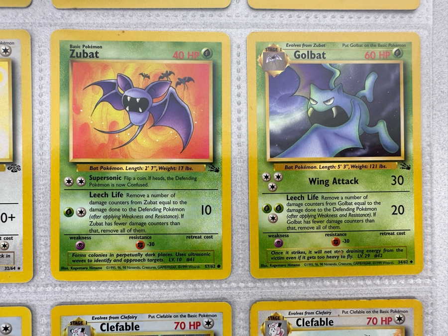 1999 'Unlimited' Third Print Run Pokemon Cards - 18 Cards Stored In Protective Sleeves Ready For Grading - Ten Holographic Cards [Photo 10]