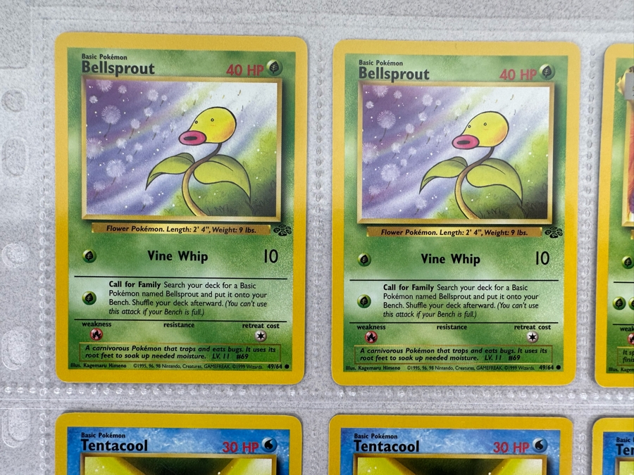 1999 'Unlimited' Third Print Run Pokemon Cards - 18 Cards Stored In Protective Sleeves Ready For Grading [Photo 3]