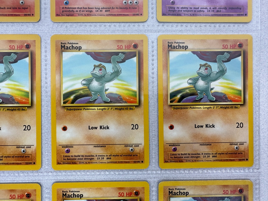 1999 'Unlimited' Third Print Run Pokemon Cards - 18 Cards Stored In Protective Sleeves Ready For Grading [Photo 8]