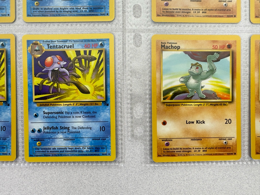 1999 'Unlimited' Third Print Run Pokemon Cards - 18 Cards Stored In Protective Sleeves Ready For Grading [Photo 10]