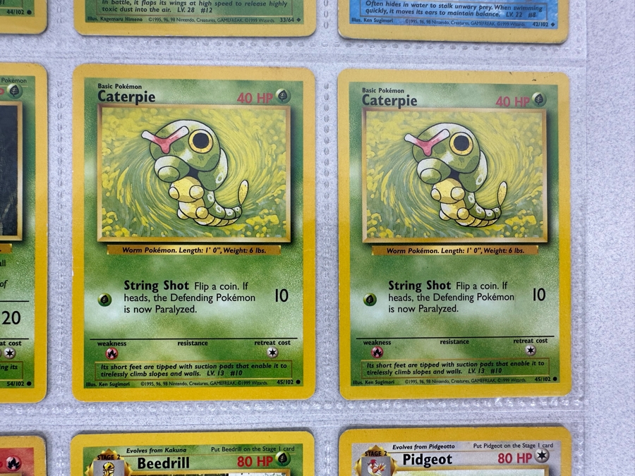 1999 'Unlimited' Third Print Run Pokemon Cards - 18 Cards Stored In Protective Sleeves Ready For Grading [Photo 8]