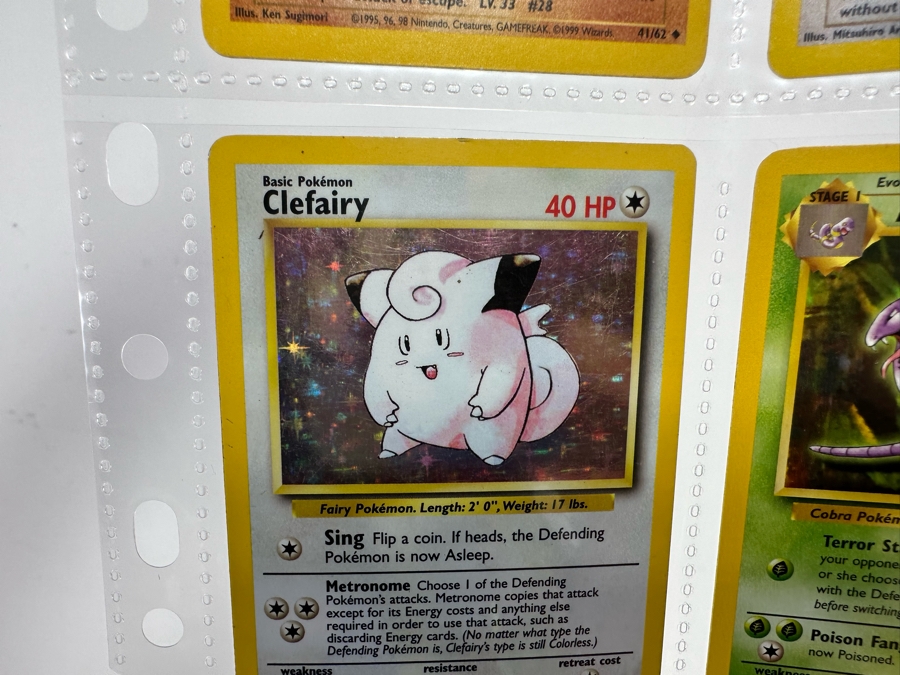 1999 'Unlimited' Third Print Run Pokemon Cards - 18 Cards Stored In Protective Sleeves Ready For Grading - Nine Holographic Cards [Photo 17]