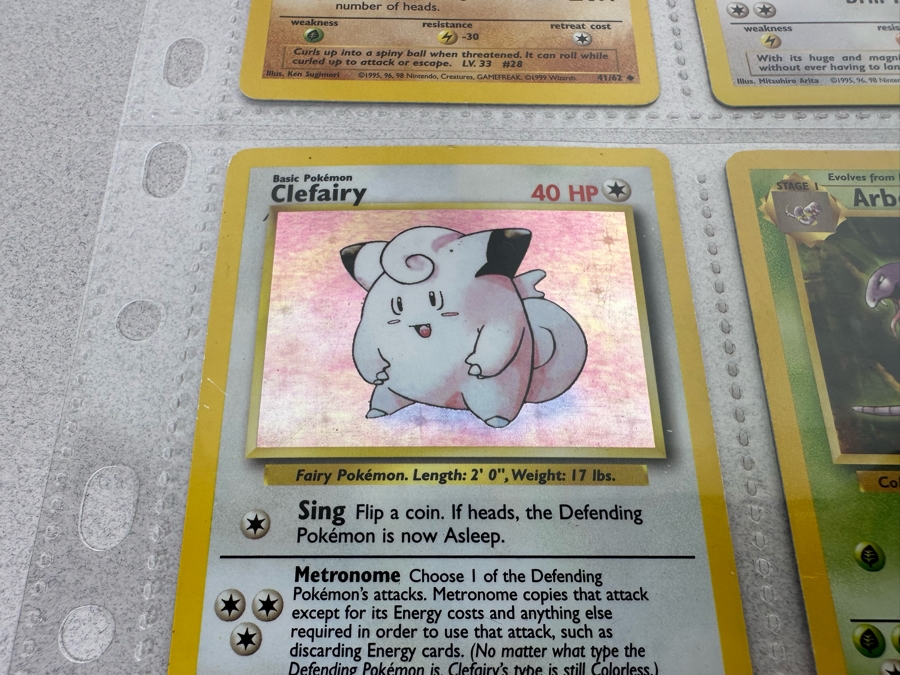 1999 'Unlimited' Third Print Run Pokemon Cards - 18 Cards Stored In Protective Sleeves Ready For Grading - Nine Holographic Cards [Photo 11]