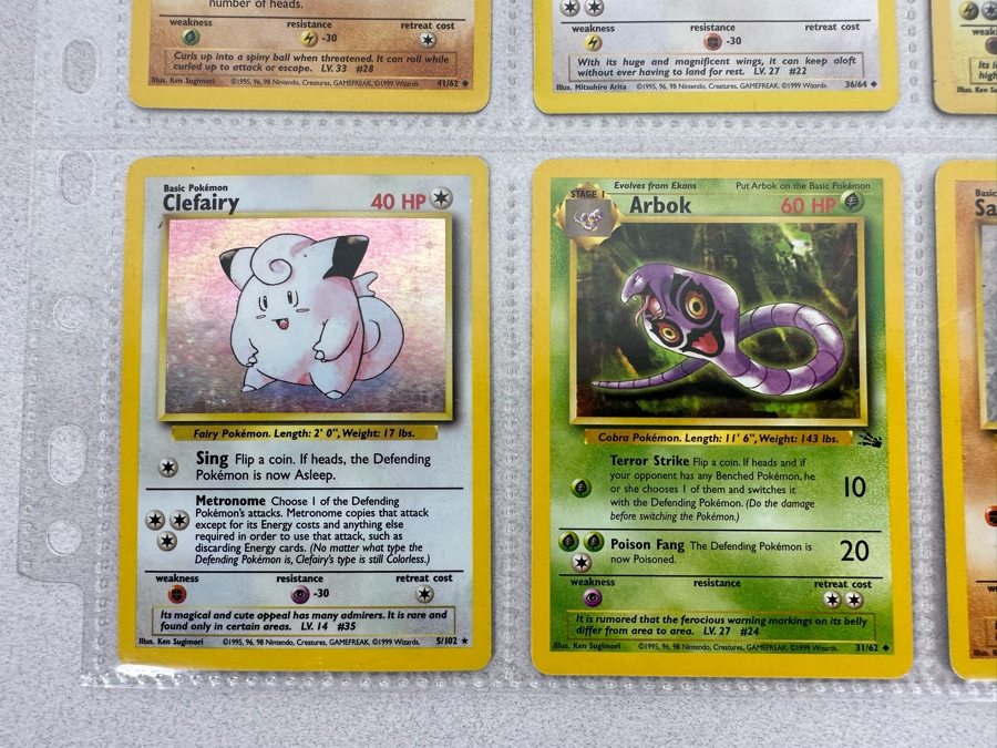 1999 'Unlimited' Third Print Run Pokemon Cards - 18 Cards Stored In Protective Sleeves Ready For Grading - Nine Holographic Cards [Photo 10]