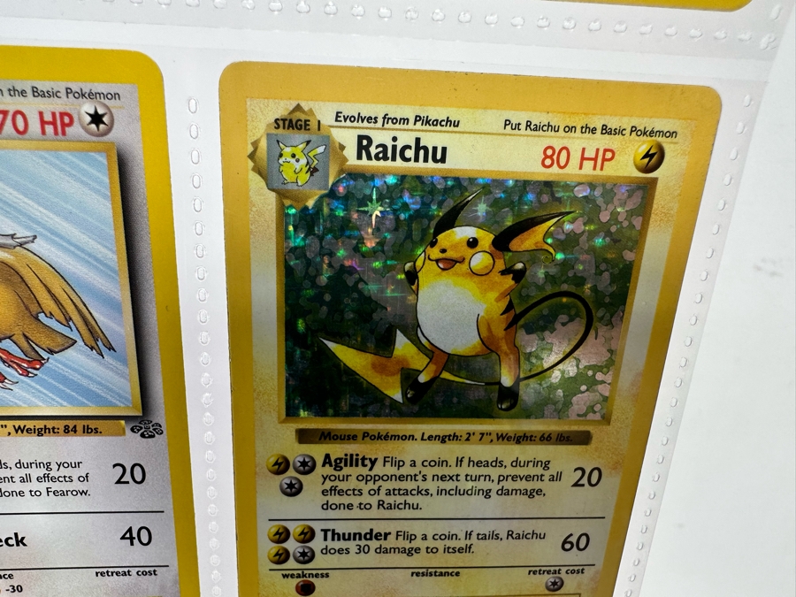 1999 'Unlimited' Third Print Run Pokemon Cards - 18 Cards Stored In Protective Sleeves Ready For Grading - Nine Holographic Cards [Photo 16]