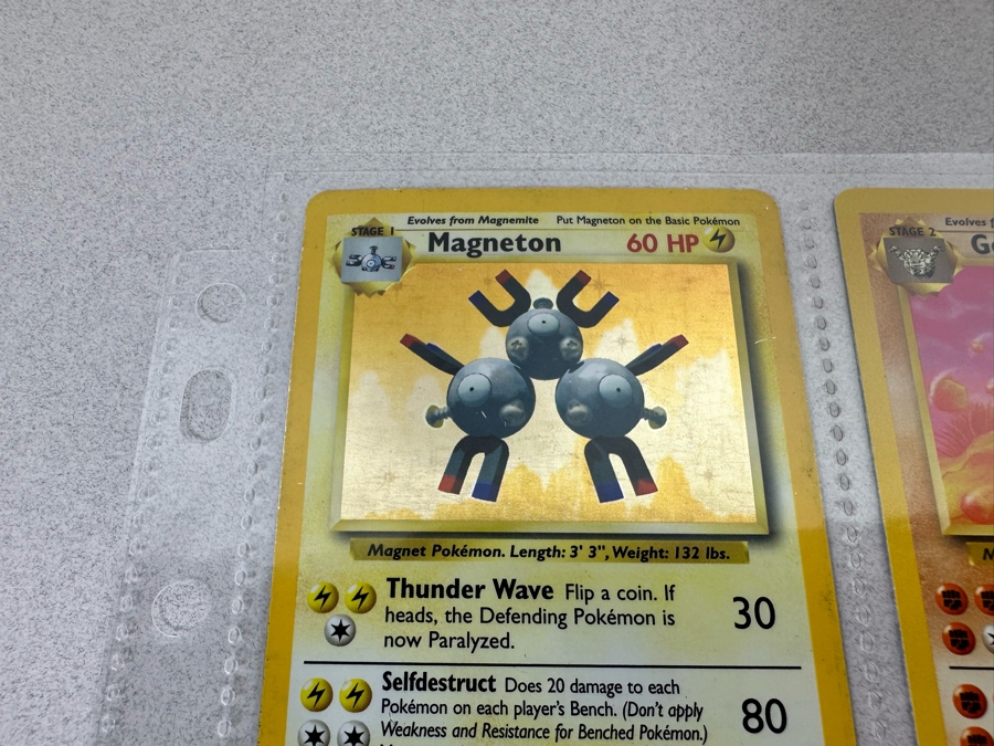 1999 'Unlimited' Third Print Run Pokemon Cards - 18 Cards Stored In Protective Sleeves Ready For Grading - One Holographic Cards [Photo 3]