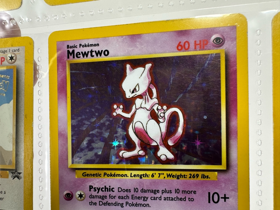 1999 'Unlimited' Third Print Run Pokemon Cards - 18 Cards Stored In Protective Sleeves Ready For Grading - Two Holographic Cards [Photo 14]