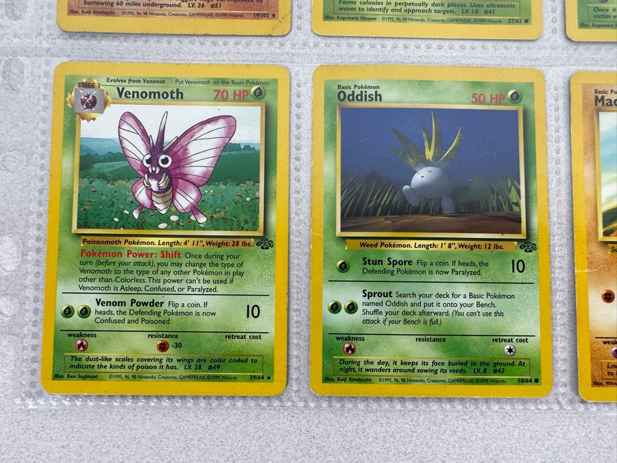 1999 'Unlimited' Third Print Run Pokemon Cards - 18 Cards Stored In Protective Sleeves Ready For Grading - Two Holographic Cards [Photo 10]