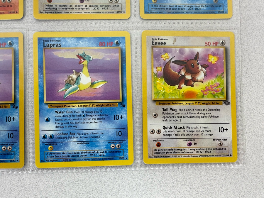 1999 'Unlimited' Third Print Run Pokemon Cards - 18 Cards Stored In Protective Sleeves Ready For Grading [Photo 11]