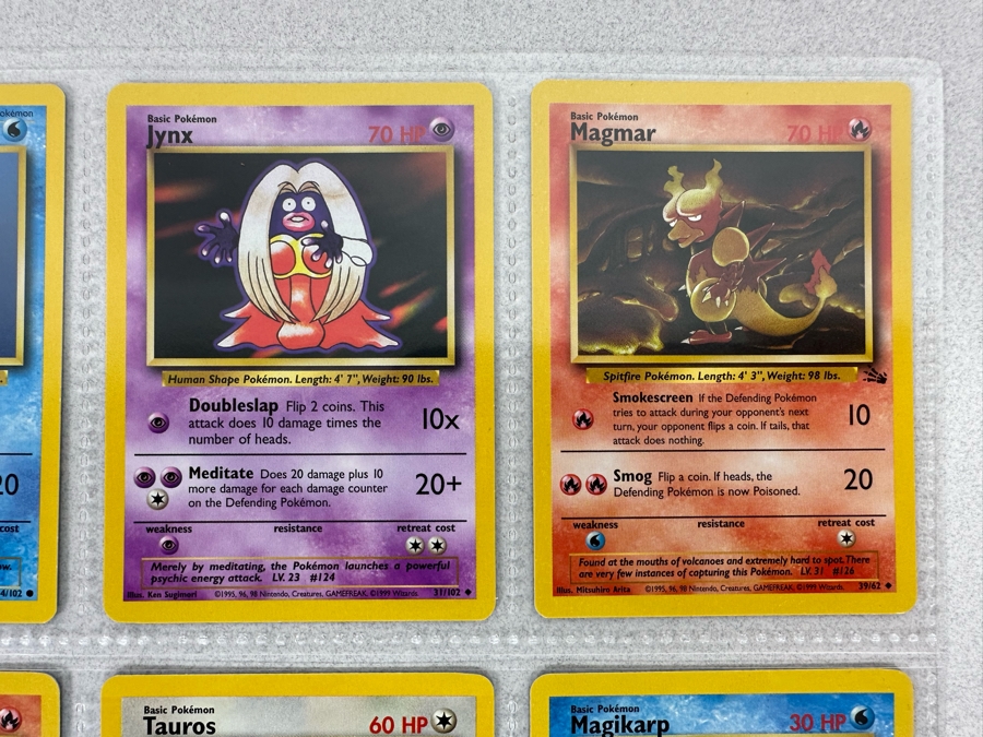 1999 'Unlimited' Third Print Run Pokemon Cards - 18 Cards Stored In Protective Sleeves Ready For Grading [Photo 5]