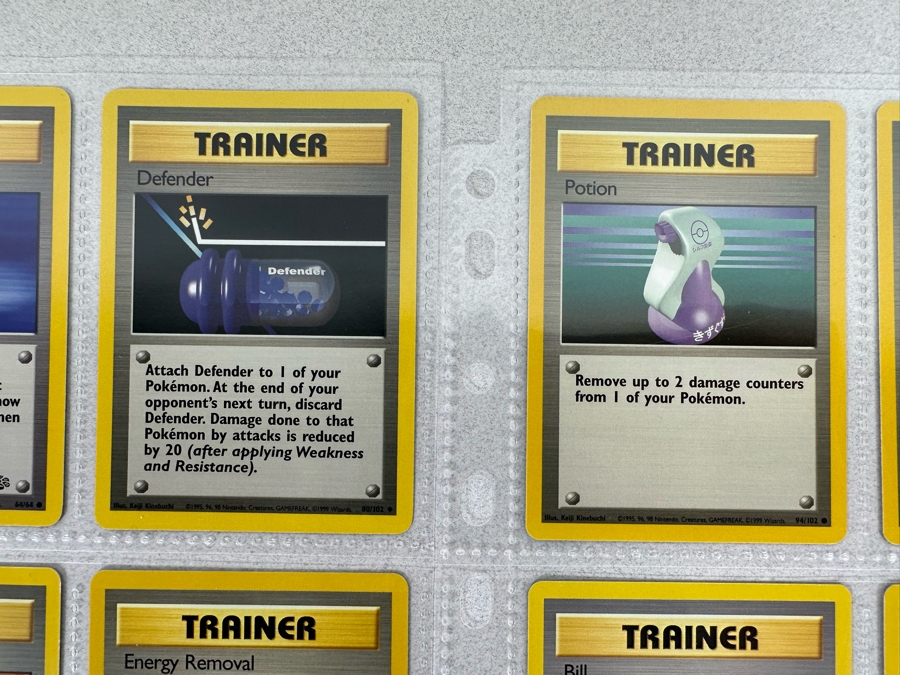 1999 'Unlimited' Third Print Run Pokemon Cards - 18 Cards Stored In Protective Sleeves Ready For Grading [Photo 3]