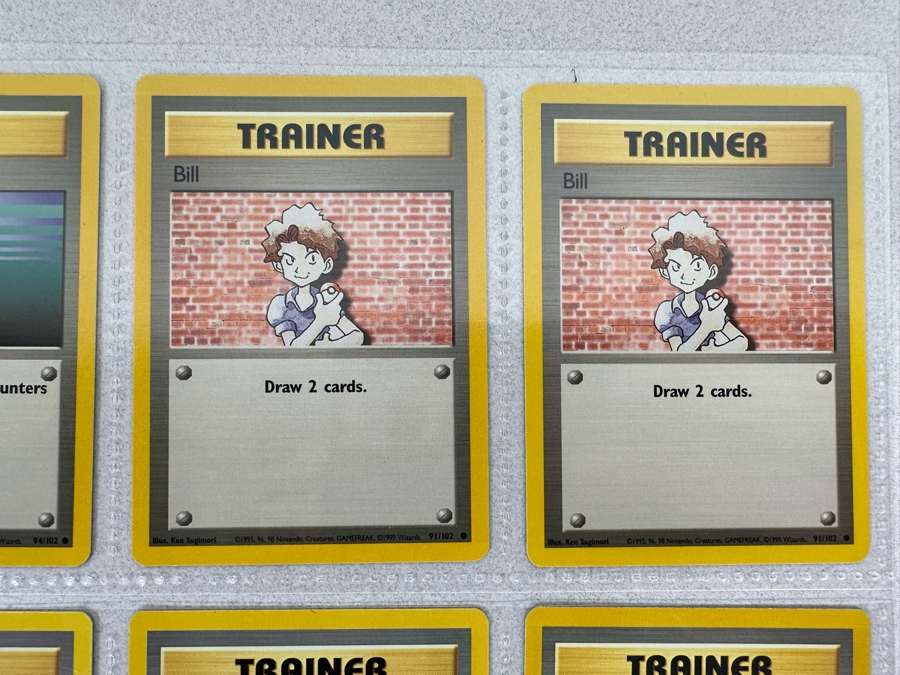 1999 'Unlimited' Third Print Run Pokemon Cards - 18 Cards Stored In Protective Sleeves Ready For Grading [Photo 4]