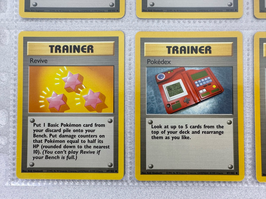 1999 'Unlimited' Third Print Run Pokemon Cards - 18 Cards Stored In Protective Sleeves Ready For Grading [Photo 8]