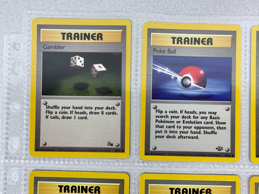 1999 'Unlimited' Third Print Run Pokemon Cards - 18 Cards Stored In Protective Sleeves Ready For Grading [Photo 2]