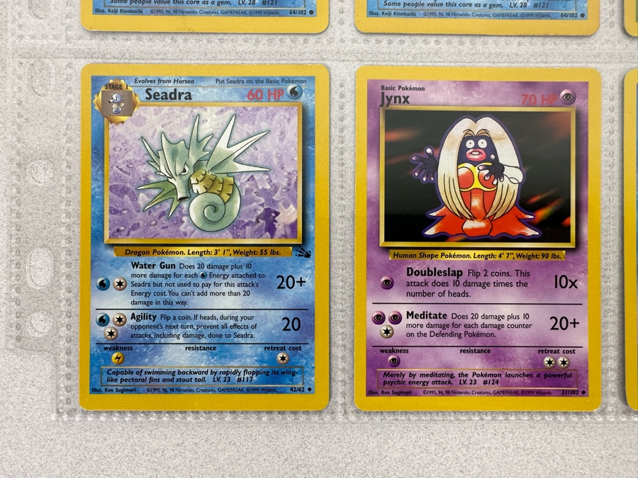 1999 'Unlimited' Third Print Run Pokemon Cards - 18 Cards Stored In Protective Sleeves Ready For Grading - Two Holographic Cards [Photo 9]