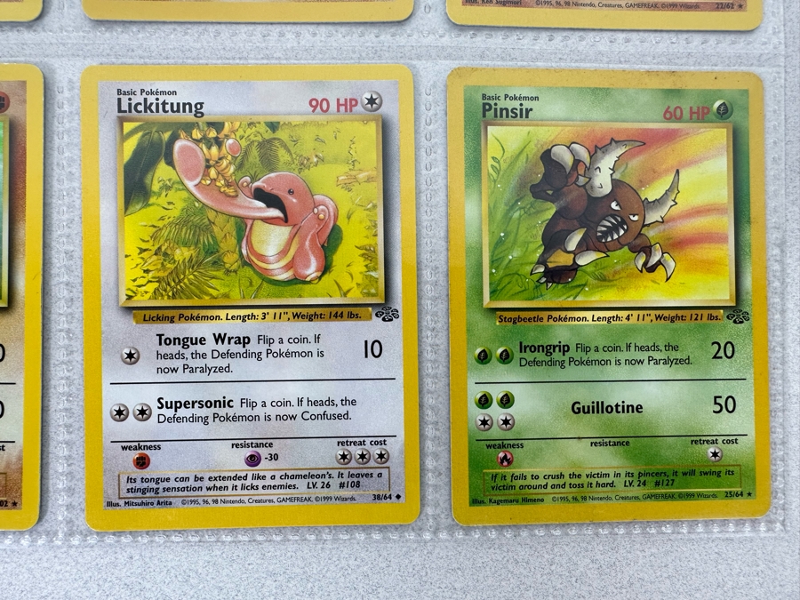 1999 'Unlimited' Third Print Run Pokemon Cards - 18 Cards Stored In Protective Sleeves Ready For Grading - Two Holographic Cards [Photo 12]