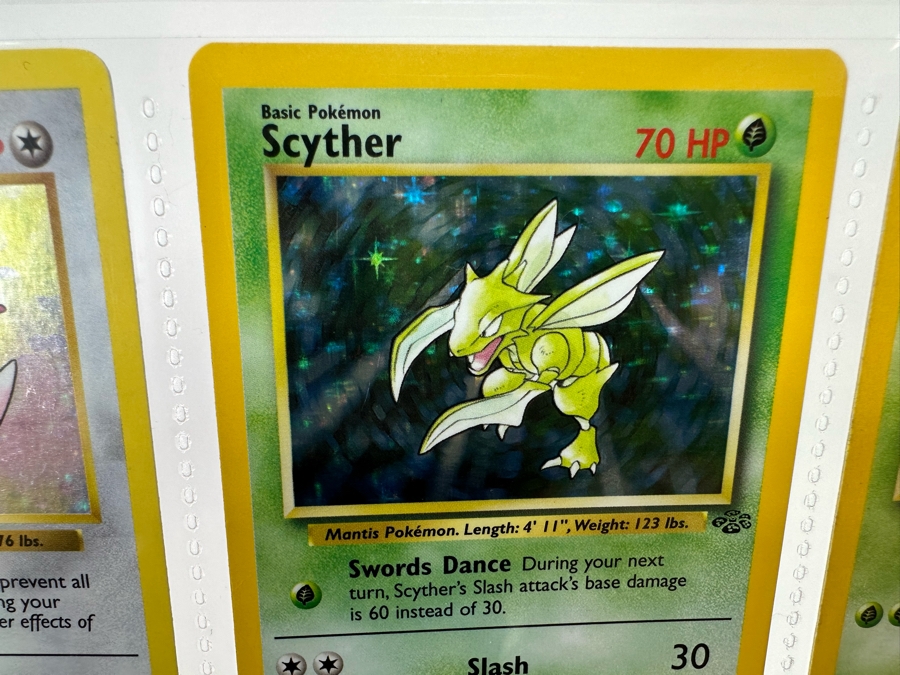 1999 'Unlimited' Third Print Run Pokemon Cards - 18 Cards Stored In Protective Sleeves Ready For Grading - Two Holographic Cards [Photo 15]