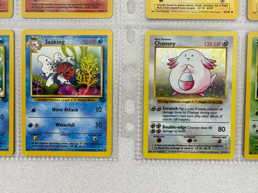 1999 'Unlimited' Third Print Run Pokemon Cards - 18 Cards Stored In Protective Sleeves Ready For Grading - Two Holographic Cards [Photo 10]