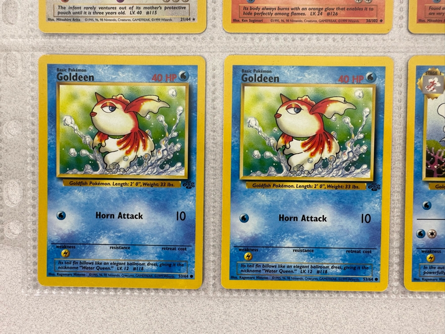 1999 'Unlimited' Third Print Run Pokemon Cards - 18 Cards Stored In Protective Sleeves Ready For Grading - Two Holographic Cards [Photo 9]