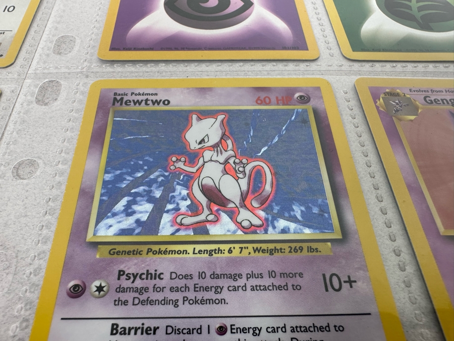 1999 'Unlimited' Third Print Run Pokemon Cards - 18 Cards Stored In Protective Sleeves Ready For Grading - Two Holographic Cards [Photo 13]