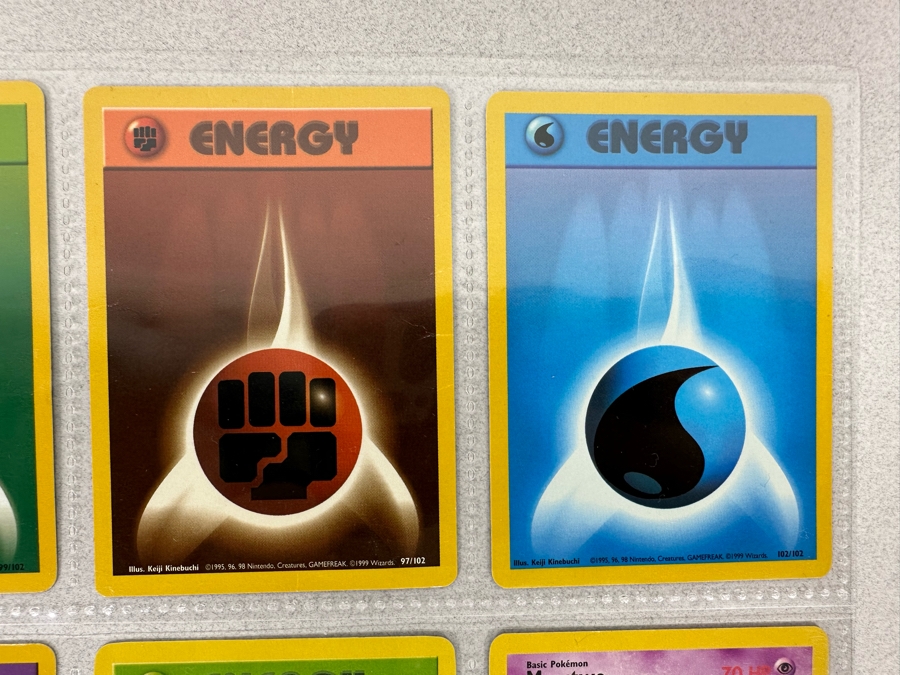 1999 'Unlimited' Third Print Run Pokemon Cards - 18 Cards Stored In Protective Sleeves Ready For Grading - Two Holographic Cards [Photo 6]