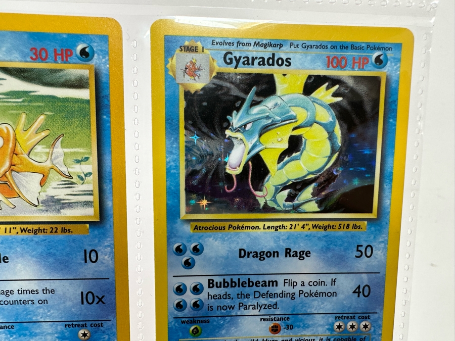 1999 'Unlimited' Third Print Run Pokemon Cards - 18 Cards Stored In Protective Sleeves Ready For Grading - Two Holographic Cards [Photo 15]